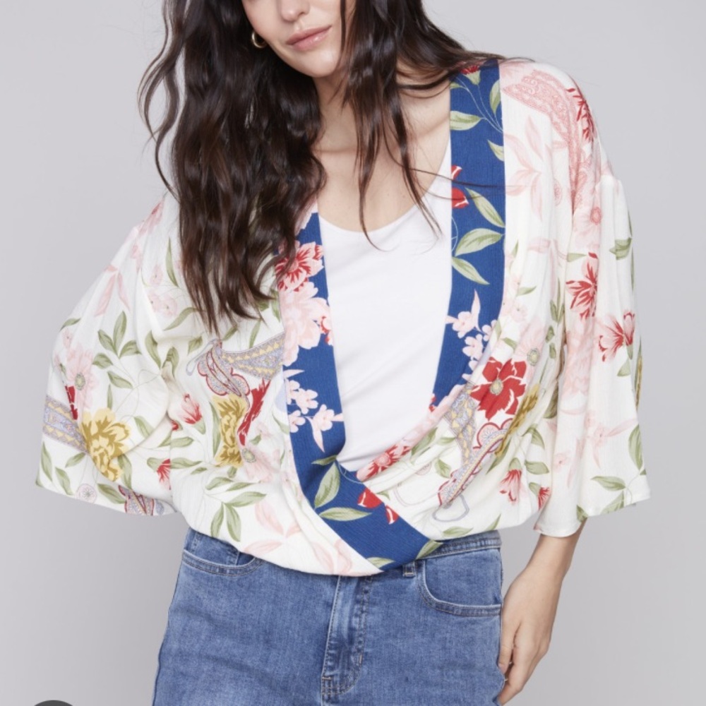 Charlie B Kimono Blouse